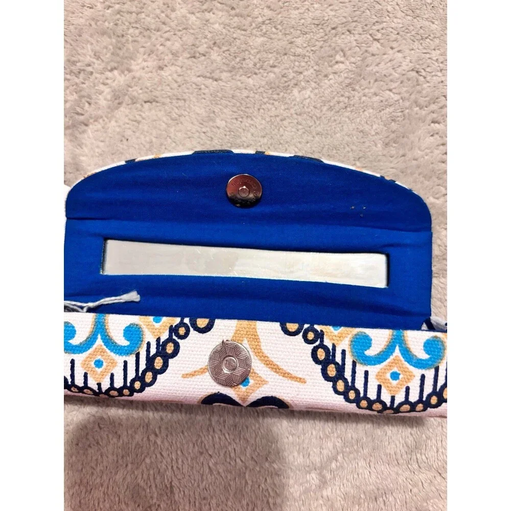 NWT Wellspring Canvas Covered Hard Case - Lip Gloss or Reader Glasses Pouch